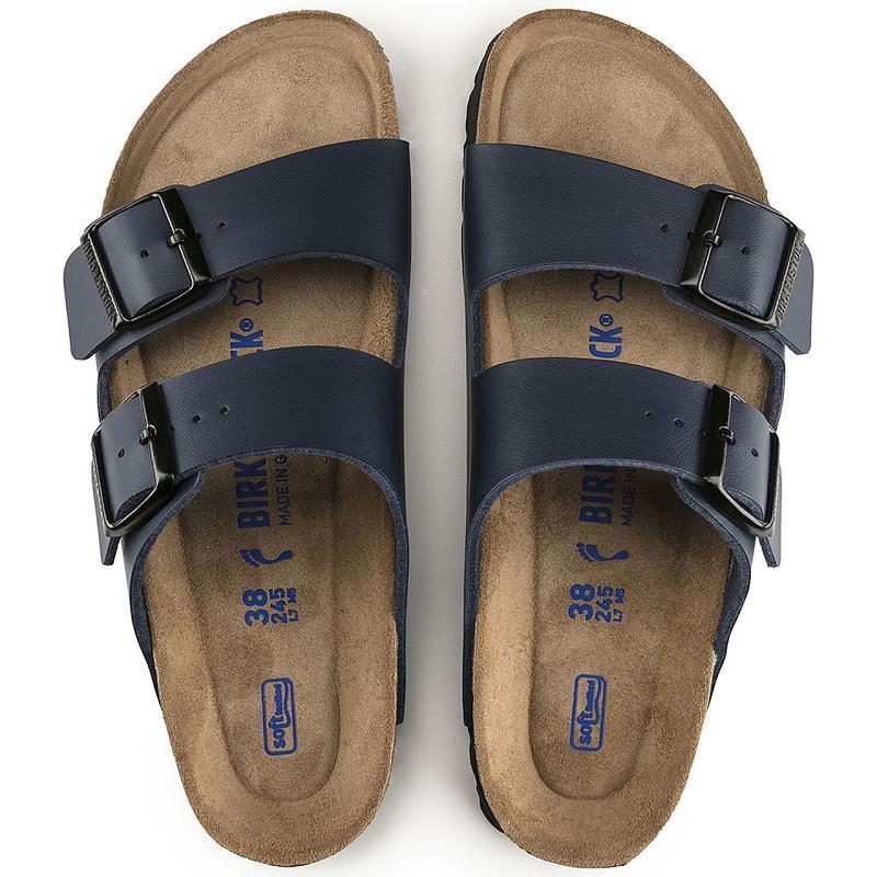 Arizona Birkenstock Soft Footbed Birko Flor Damske Námornícka Modrá | SK 26DFM